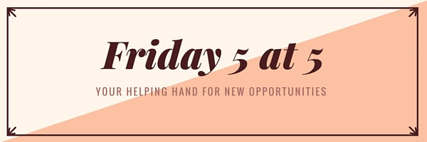 Friday 5 at 5 Nonprofit Job Bulletin